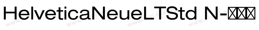 HelveticaNeueLTStd N字体转换